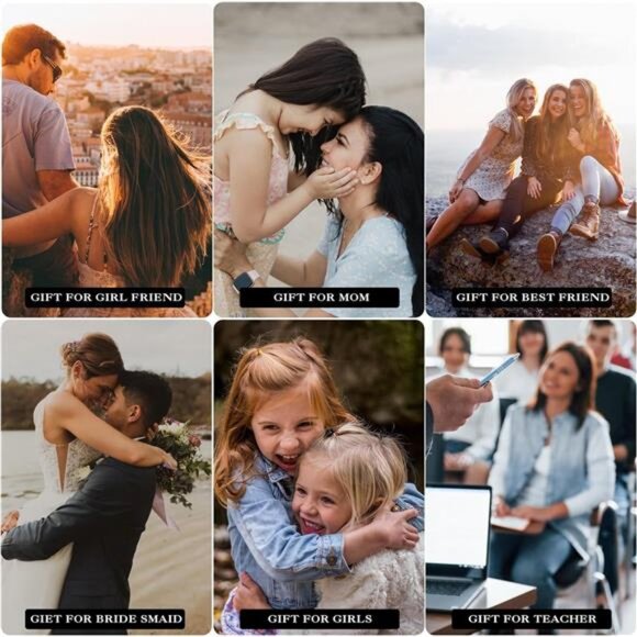 Plush Velvet Jewelry Case Travel Jewelry Box Personalized Gift for Women Her - Picture 6 of 7